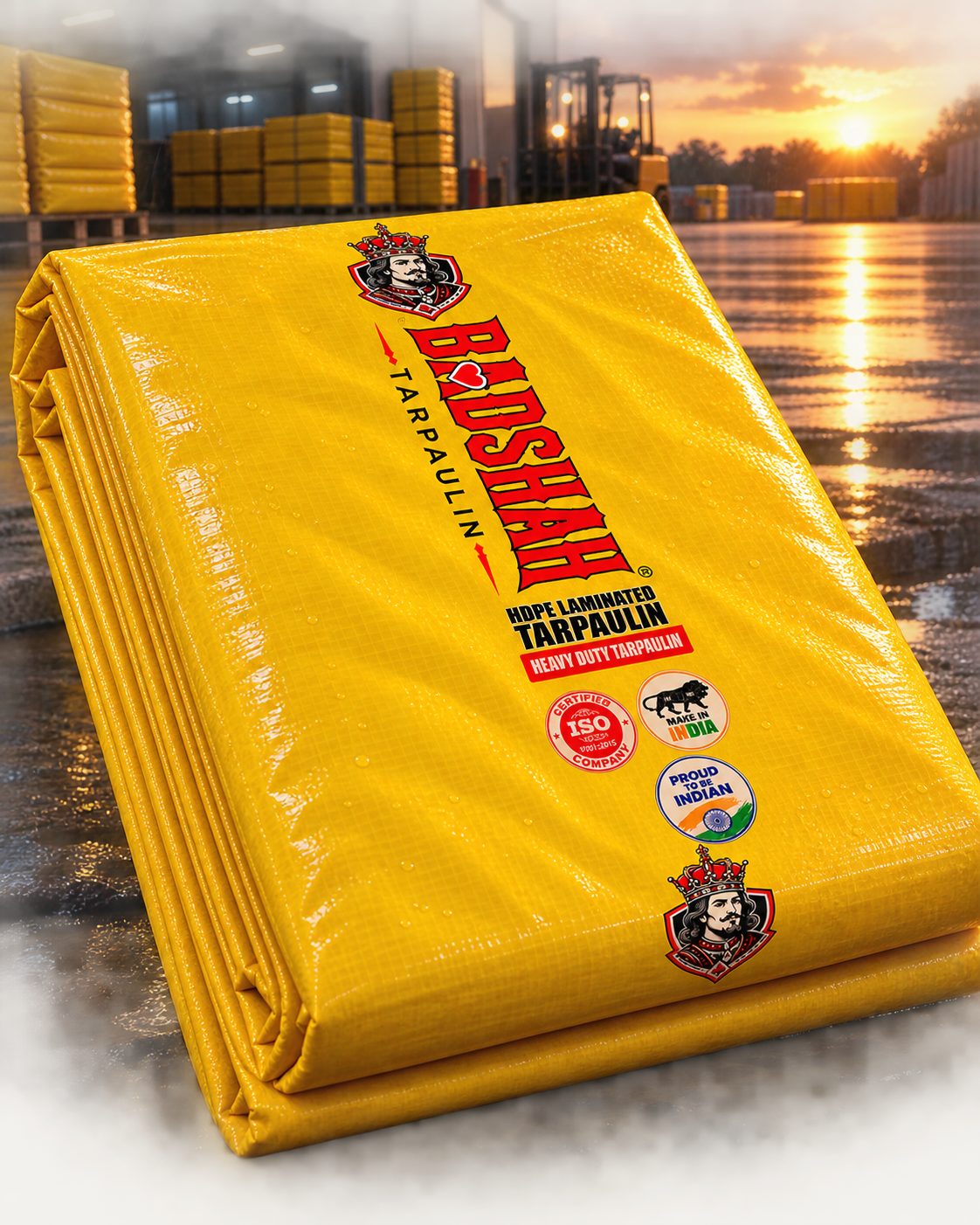 BADSHAH HDPE Laminated Natural Tarpaulin